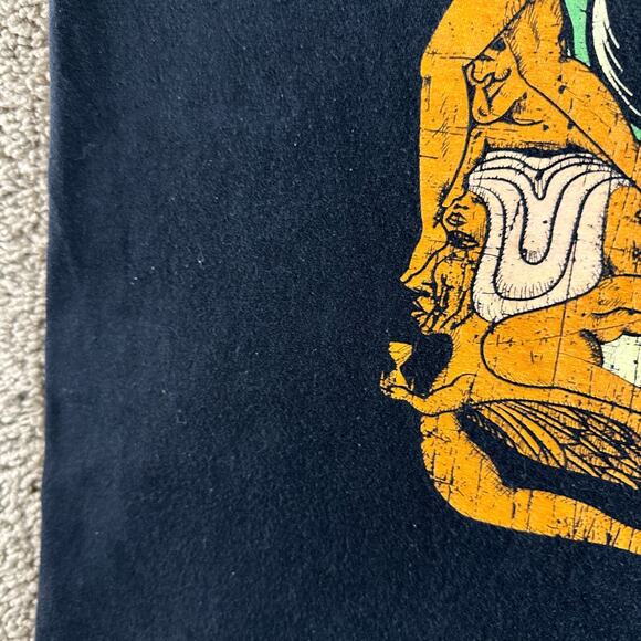 Tree Hugger Nation Shirt Mens Extra Large Black Orange Sweetdreams Dynamite - Picture 8 of 13